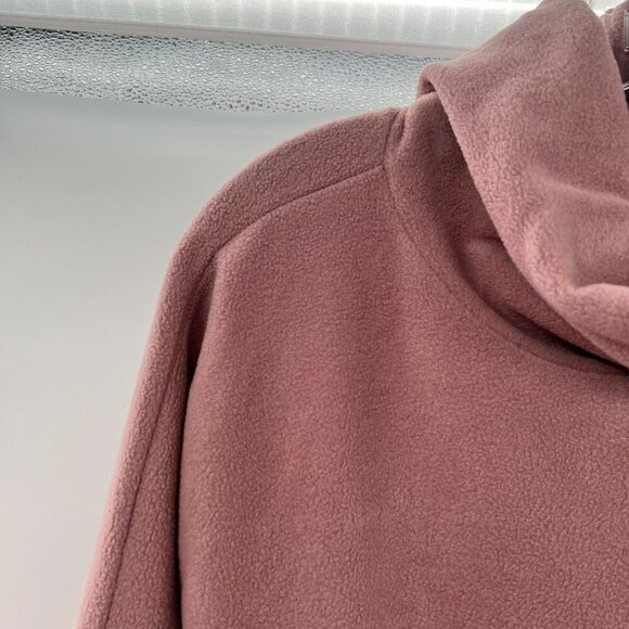 La Miel Cowl Neck Fleece Top Mauve Women's Size Small Long Sleeve - Picture 4 of 9